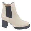 Bottines Plateforme, Cuir Craquelé Verni Beige, 195432, Piesanto, femme petite pointure 33 34