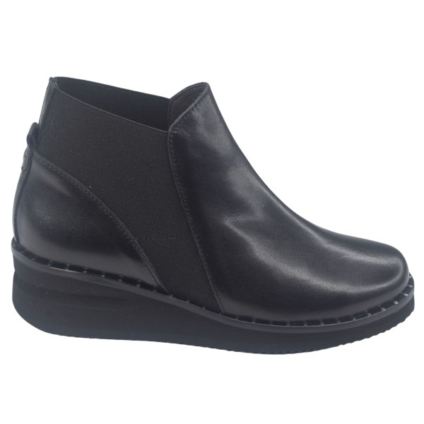 Bottines Compensées Cuir Lisse, 5393, Plumers, petites pointures 32 33 34