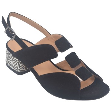 Sandales Cuir Suédine, 34724, Mella Italie, femme petites pointures 33 34 35