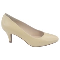 Escarpins Cuir Lisse Beige, Niza, Mella, chaussure femme petite pointure