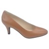 Escarpins Cuir Lisse Cognac, Niza, Mella, chaussure femme petites tailles