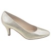 Escarpins Cuir Lisse Or, Niza, Mella, mariage petite pointure