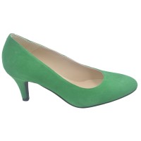 Escarpins Daim Vert Herbe, Niza, Mella, femme petits pieds