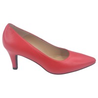 Escarpins Cuir Lisse Rouge, Lyon, Mella, chaussure femme petites tailles