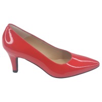 Escarpins Cuir Verni Rouge, Lyon, Mella, chaussures de soirée, petites tailles