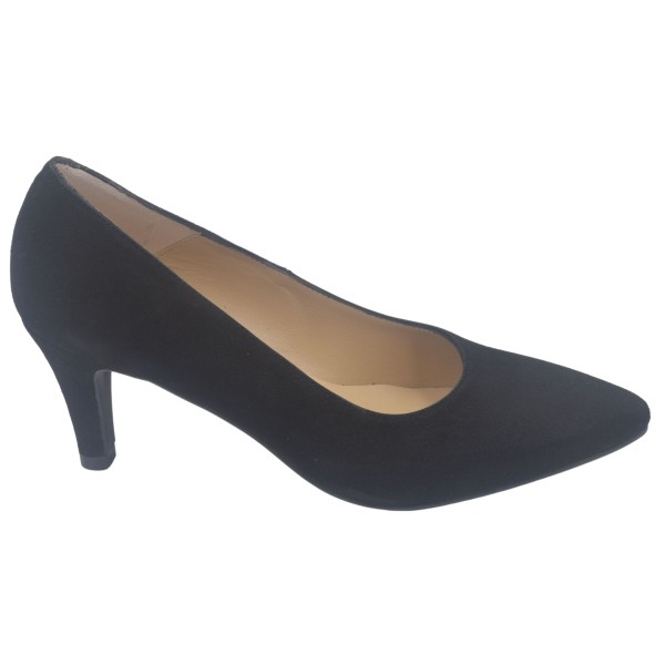 Escarpins pointus Daim Noir, Lyon, Mella, femme petites tailles, soirée, fêtes