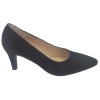 Escarpins pointus Daim Noir, Lyon, Mella, femme petites tailles, soirée, fêtes