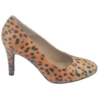 Escarpins Cuir Imprimé Léopard, Paris, Mella, femme petites pointures