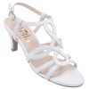 Sandales Cuir Lisse Blanc, Claudia, Mella, petite pointure 32 33 34 Sandales Cuir Lisse Blanc, Claudia, Mella, petite pointure 32 33 34
