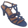 Sandales Cuir Suédine Bleu Marine, Claudia, Mella, petite pointure femme 32 33 34 Sandales Cuir Suédine Bleu Marine, Claudia, Mella, petite pointure femme 32 33 34