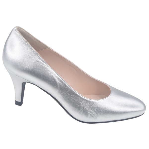 Escarpins Cuir Lisse Argent, Niza, Mella, petite pointure mariée