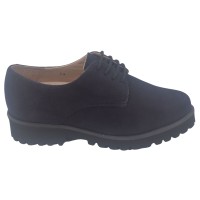 Derbies Lacets, Daim Bleu Marine, 185731, Piesanto, femme petite pointure 33 34