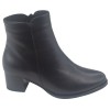Bottines, Cuir Lisse Noir, 255445, Piesanto, femme petite pointure 33 34