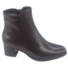 Bottines, Cuir Lisse Marron Foncé, 255445, Piesanto, petites tailles 33 34
