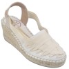 Espadrilles, Tissu Beige et Ecru, Tracy-CU, Toni Pons, petites pointures 33 34