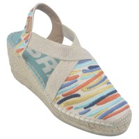 Espadrilles, Tissu Vagues, MONT JOI, Toni Pons, femme petites pointures 33 34