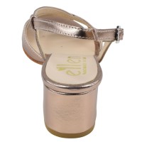 Sandales bronze femme – vue arrière talon