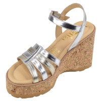 sandale-2493-vue-trois-quarts-cuir-metallise