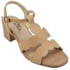 Sandales daim camel Mella 1144 vue avant