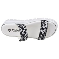 mules confort femme Piesanto 240081 semelle intérieure cuir vue dessus