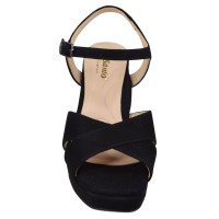 sandales daim noir Piesanto 240275 vue avant