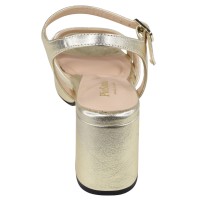 sandales cuir or Piesanto 240276 vue arrière talon