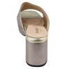 mules cuir bronze Piesanto 240051 vue arrière talon