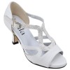 Sandales Mariage Cuir Lisse Blanc 2489 – Mella Italie, petites pointures 32 33 34 35