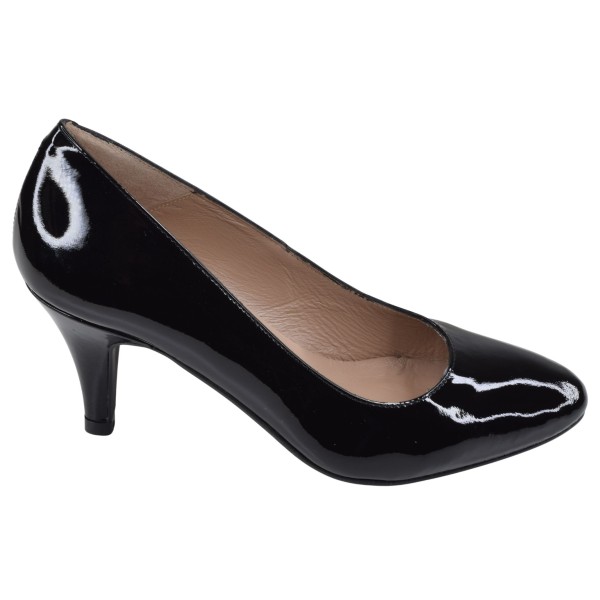 Escarpins Verni Noir, Niza, Mella, femme petites pointures 32 33 34 35