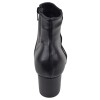 Bottines cuir noir Mella Italie 2470 vue arrière