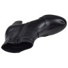 Bottines cuir noir Mella Italie 2470 dessus de la tige