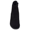 Bottines femme daim noir Mella Italie 2470 vue de face
