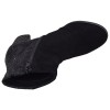 Bottines daim noir imprimé Mella Italie 2470 dessus de la tige