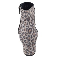 Arrière bottines imprimé léopard Mella Italie 2470