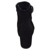 Arrière bottines daim noir femme Mella Italie 2472