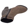 Dessus des bottines taupe Mella Italie 2472 avec bride ajustable