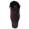 Vue arrière des bottines femme Mella Italie 2398 marron chocolat