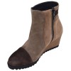 Vue intérieure des bottines femme Mella Italie 86 avec fermeture éclair latérale