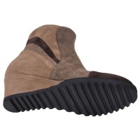 Semelle extérieure en caoutchouc des bottines compensées Mella Italie 86