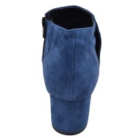 Vue arrière des low boots Mella Italie 2519 avec talon enrobé de 5,5 cm