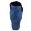 Vue arrière des low boots Mella Italie 2519 avec talon enrobé de 5,5 cm