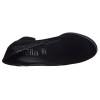 Vue de dessus des mocassins Mella Italie 2037 en daim noir