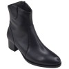 Bottines femme cuir noir Piesanto 265449 petites pointures 33 34