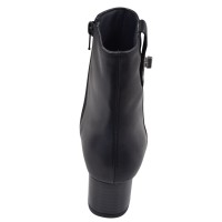 Bottine femme noire Piesanto 265443 vue arrière talon 4,5 cm