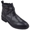 Bottines cuir noir Piesanto 265348 femme petites pointures 33 34