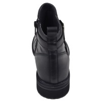 Bottine noire Piesanto 265348 vue arrière petit talon 2 cm