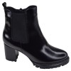 Bottine Piesanto 195432 cuir noir brillant talon 6,5 cm