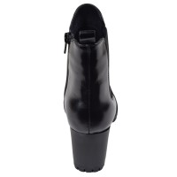 Bottine noire Piesanto 195432 vue arrière talon bloc