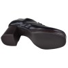 Semelle antidérapante derby femme Piesanto 235491 cuir noir – vue dessous