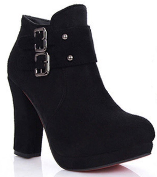 bottines talons epais